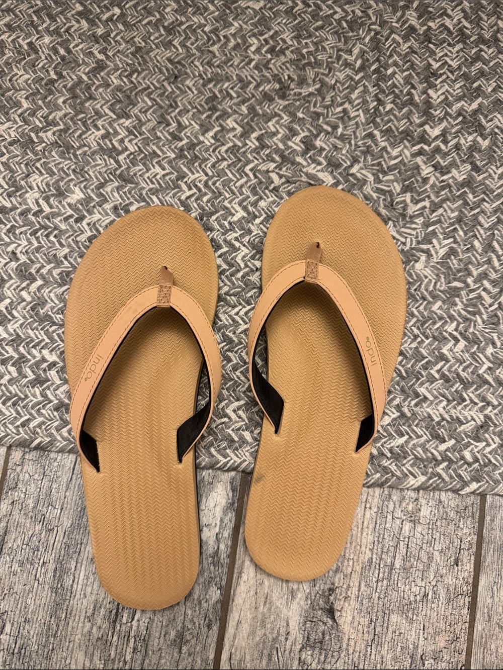 Women’s Tan Flip Flop Sandals
